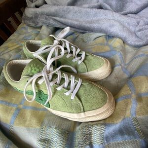 Golf le fluer Converse collab from 2017. Color - Jade Lime. Size nine.